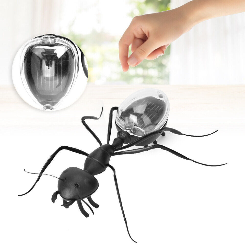 Solar Powered Ant Tricky Toy Games Child Kid Funny Prank Educational Toys