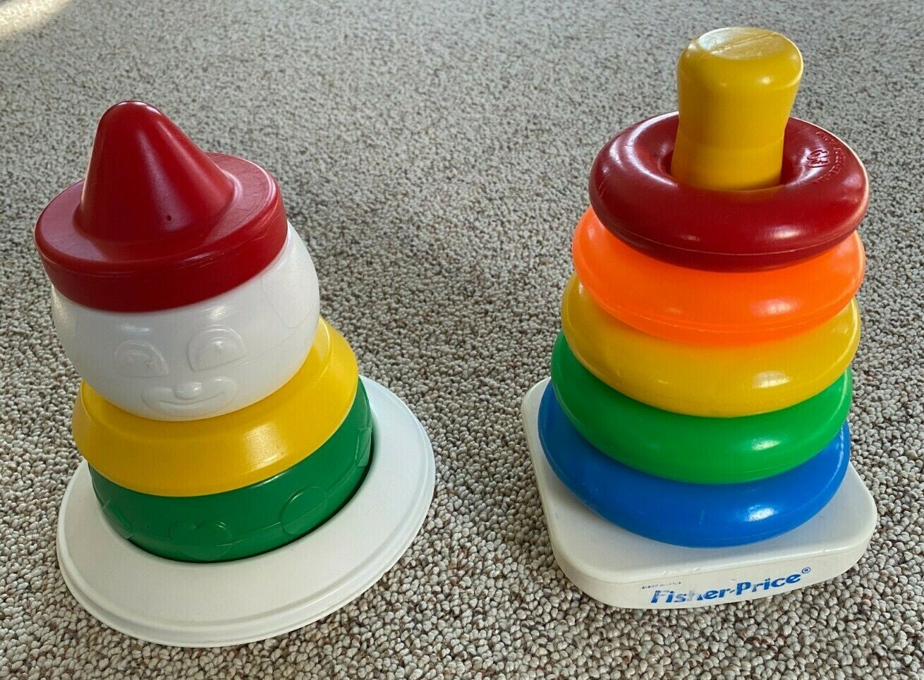 CLASSIC Stacking Infant Toys - Rings &Snowman - Excellent Used Condition!!