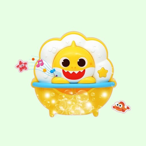 Pinkfong Baby Shark Melody Bubble Bath Play Toy For Baby & Kids Korean 3 Songs