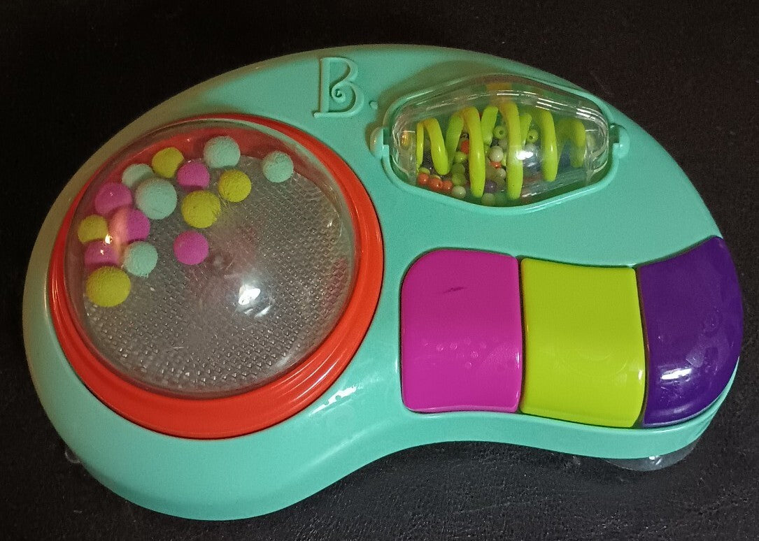 B. Toys Whirley Pop Lights & Music Station Baby Toy w/ Suction Cups Educational 