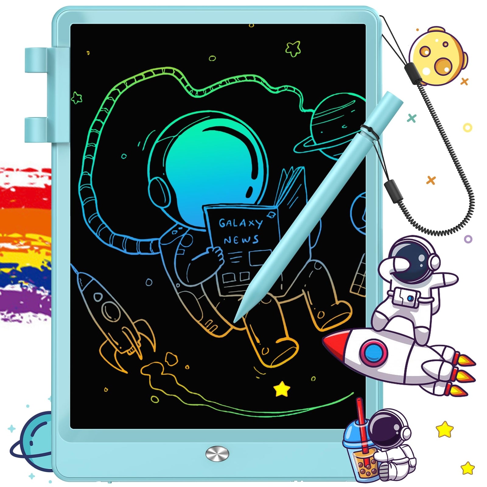 LCD Writing Tablet Doodle Board Toys Gifts for 3-8 Year Old Girls Boys 10 Inc...