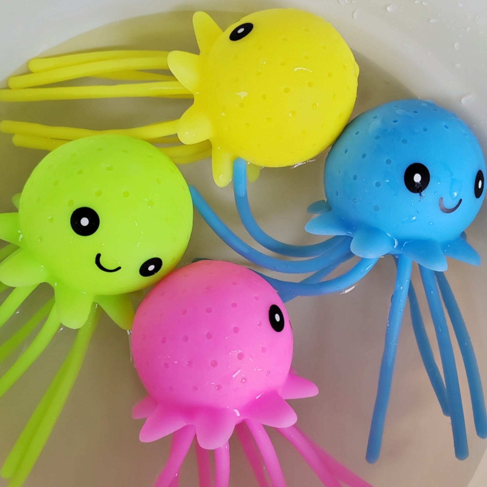 1PC Octopus Water Ball Children's Bath Toys Swimming Pool Water Toys Random
