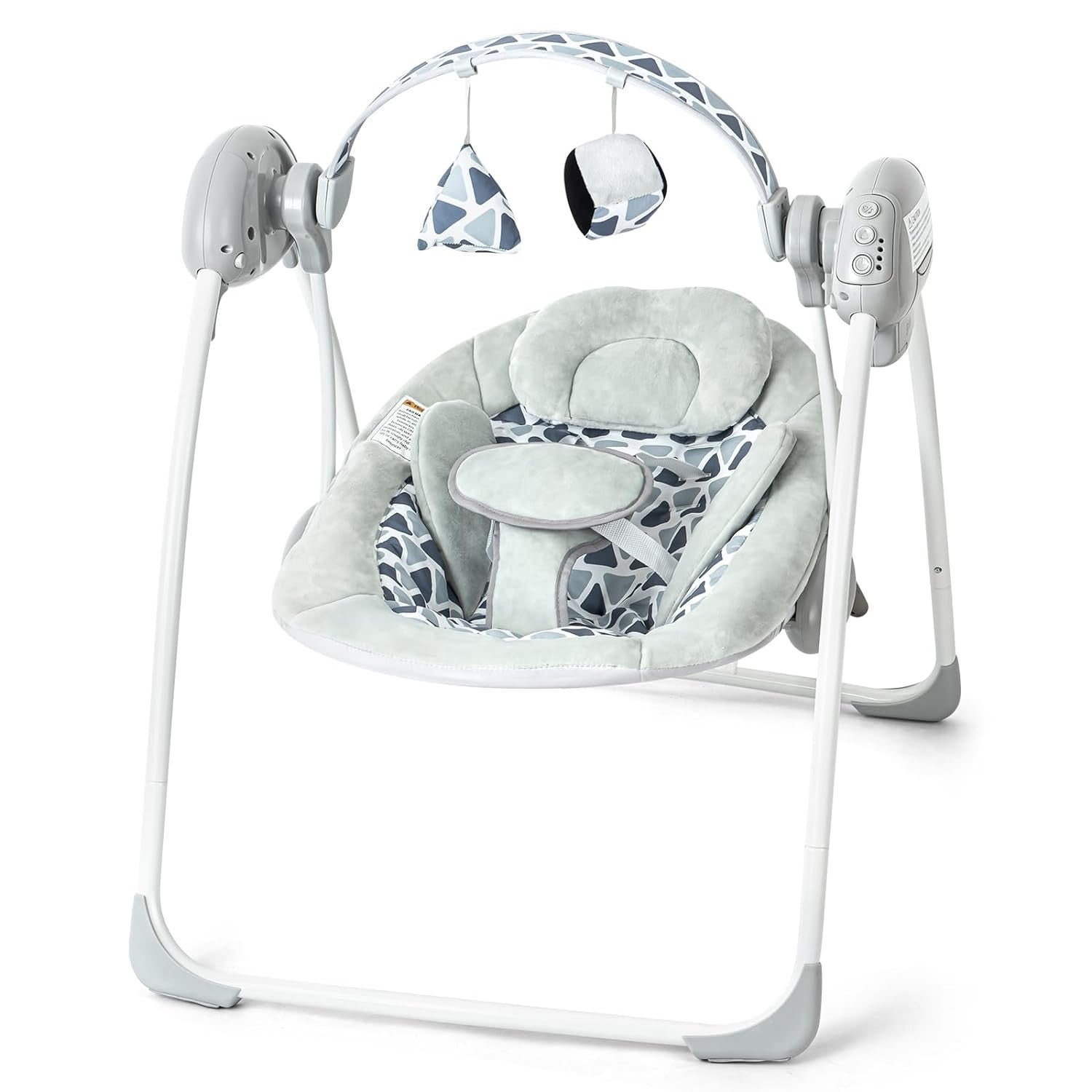 Baby Swings for Infants, Portable Baby Swing Folds Easy with Adaptable Speed, Mu