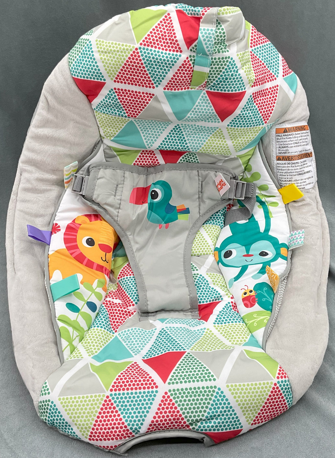 Bright Starts Toucan Tango Bouncer REPLACEMENT PART ONLY Fabric Seat Cover