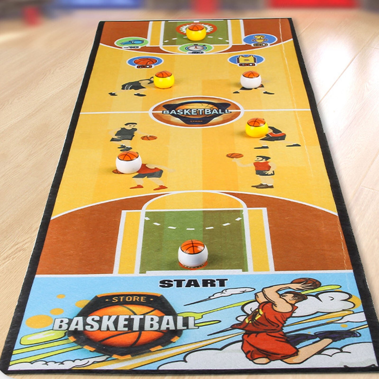 Bowling Soccer Tabletop Game Set Curling Combination Indoor Parent Child Toys