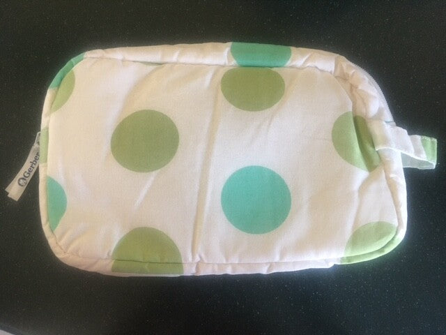 Gerber Baby Start Healthy Stay Healthy Zipper Closure Cotton Fabric Bag Zagwear