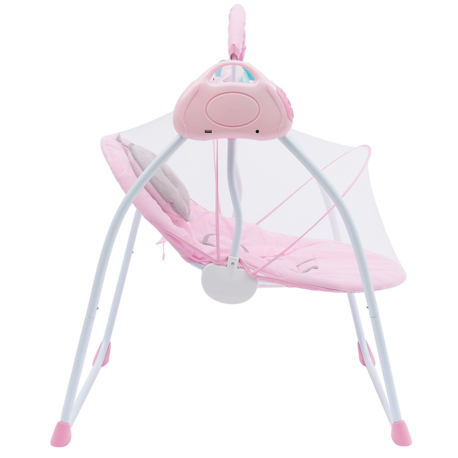 Portable Electric Rocker Baby Swing Infant Cradle Bouncer Seat Sway Chair&Music