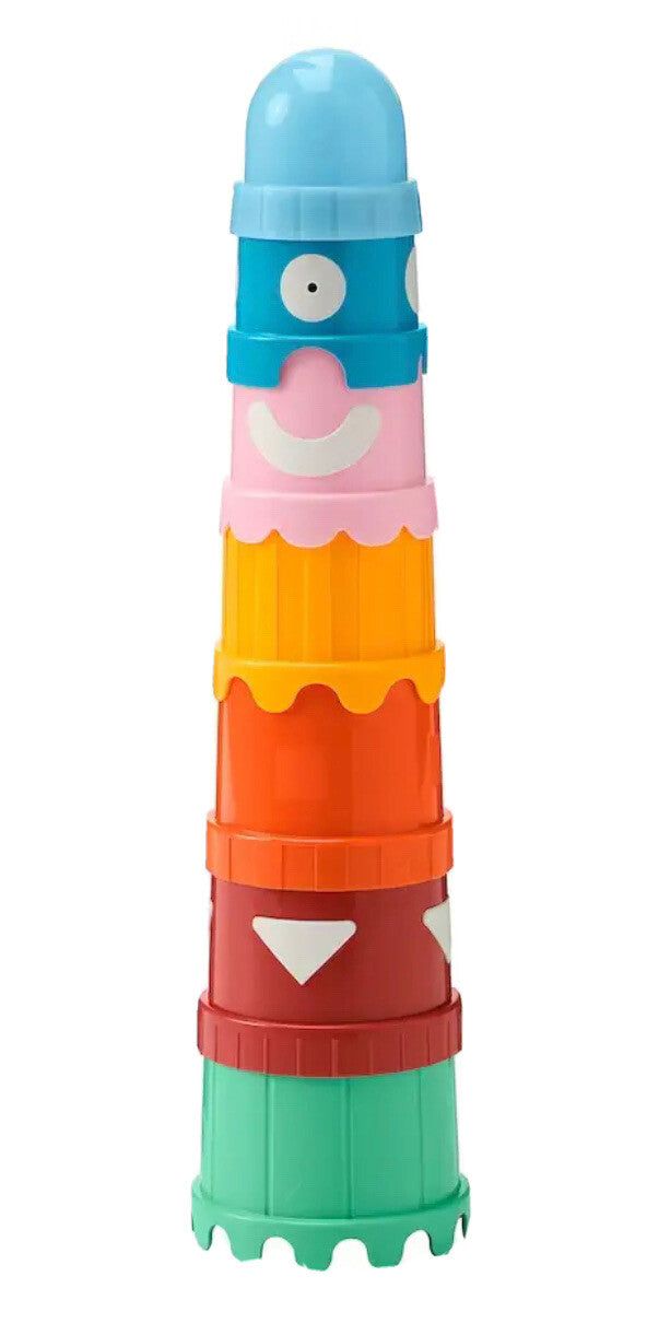 UPPSTÅ Stack & Nest Cups Kids learning Toys Games Multicolor FAST SHIPPING