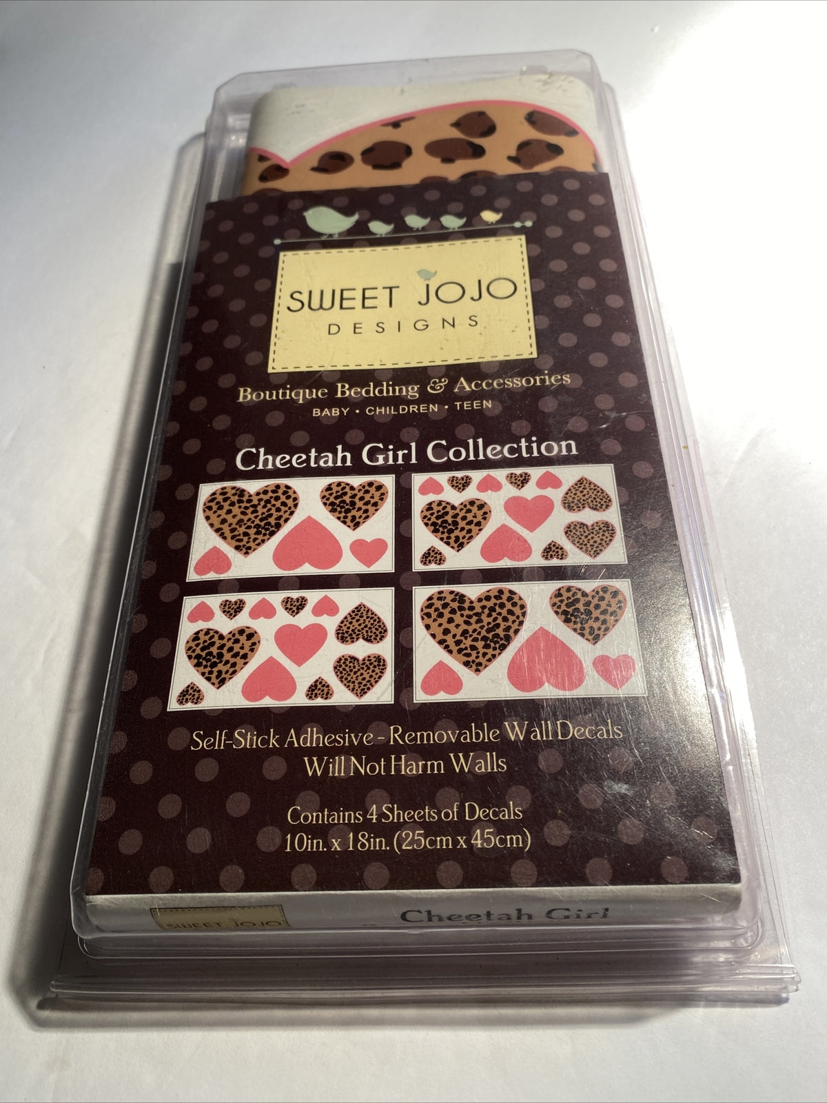 sweet JoJo designs decals cheetah girl collection atq