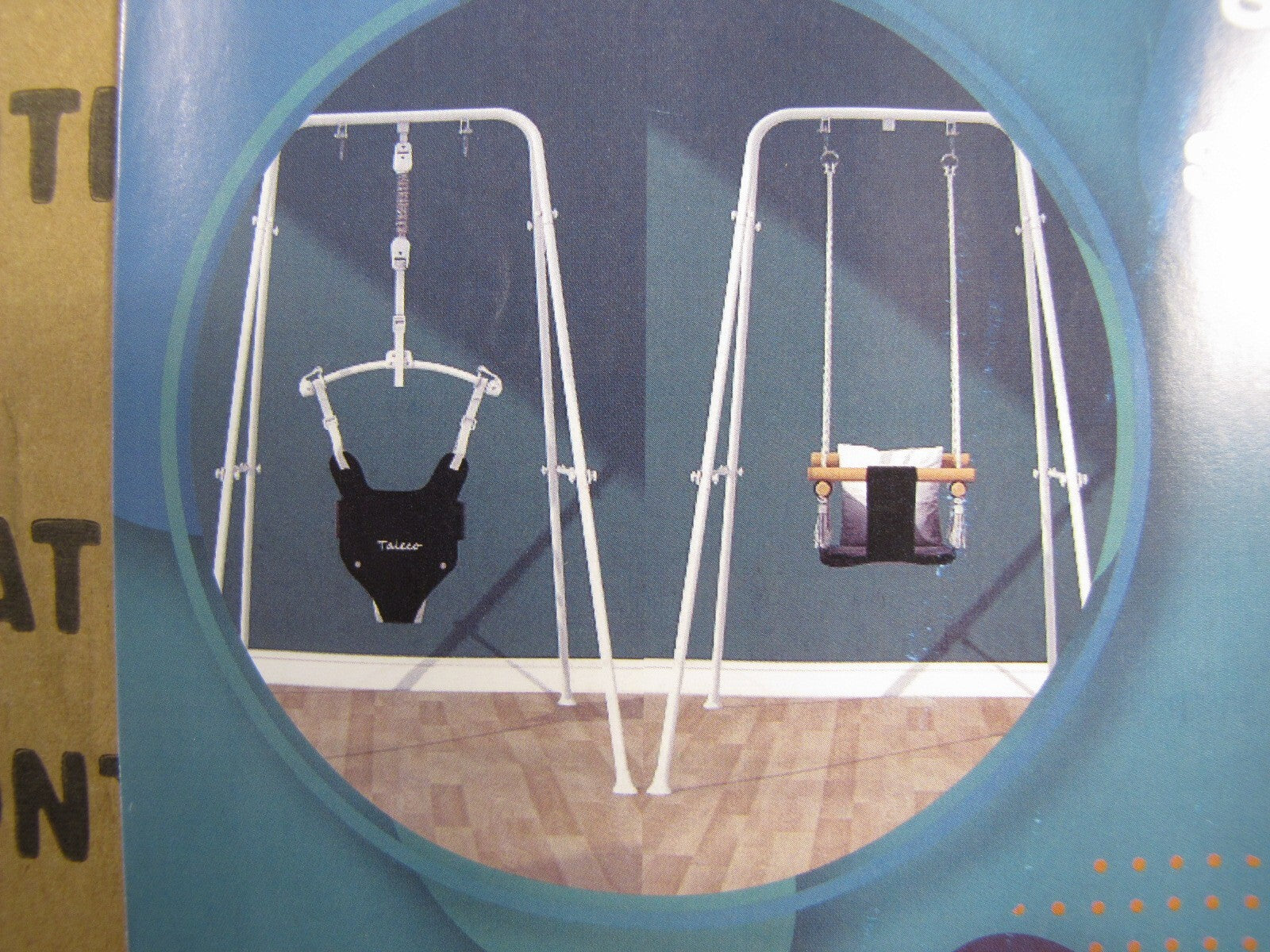 Taleco Gear 2 in 1 Baby Swing & Jumper Set for 6-24 Months up to 35lbs NEW