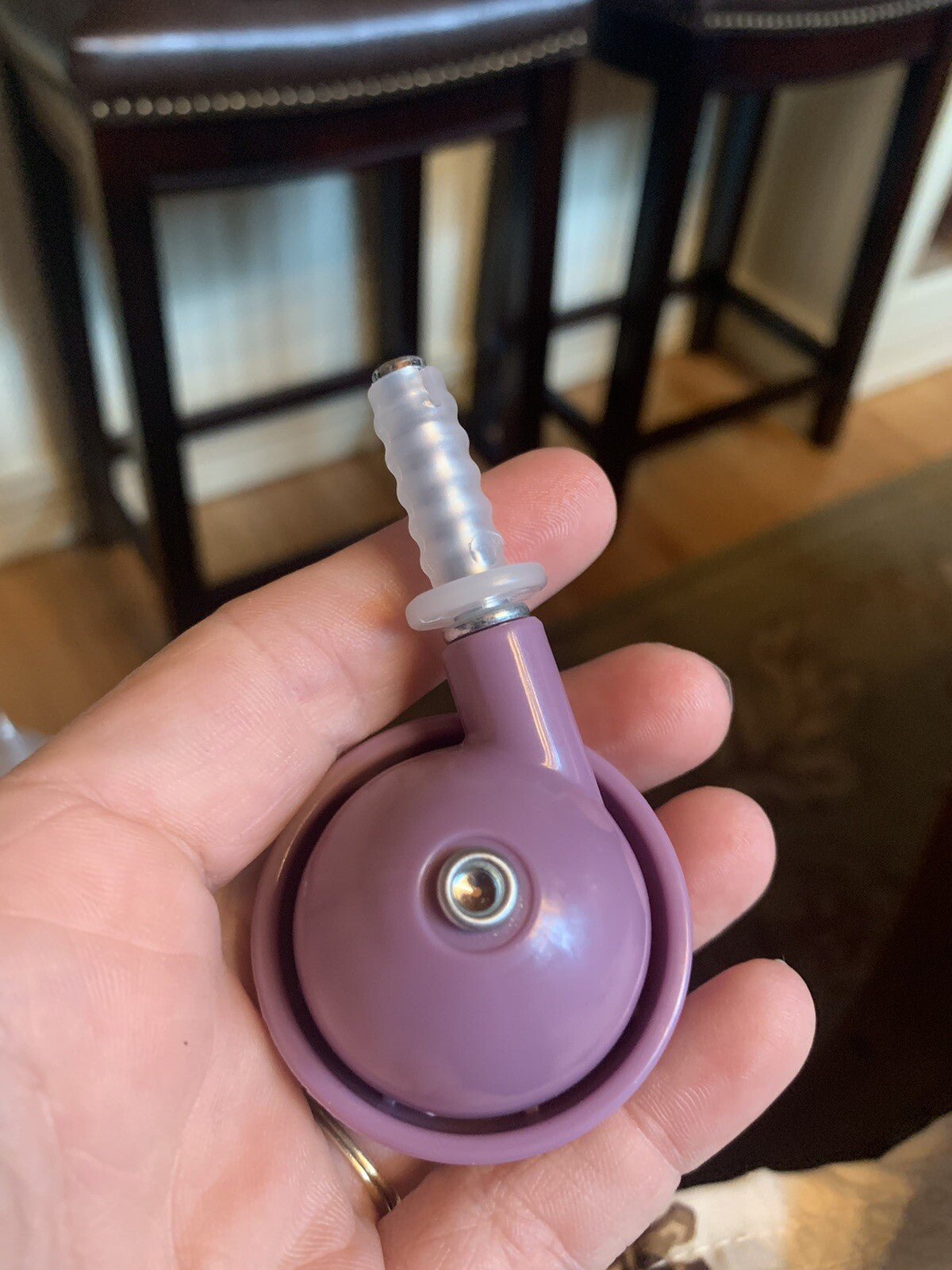 Safety 1st Walker Replacement Part Front Wheel Tire Spins Purple  Unused