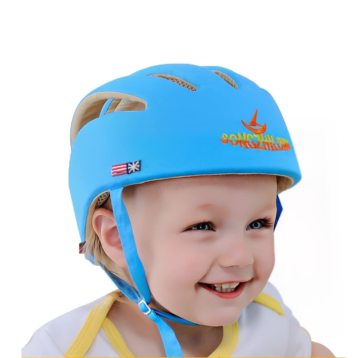 Baby Adjustable Helmet, Kid Soft Cushion Harnesses Cap, Infant Hat When Learn...