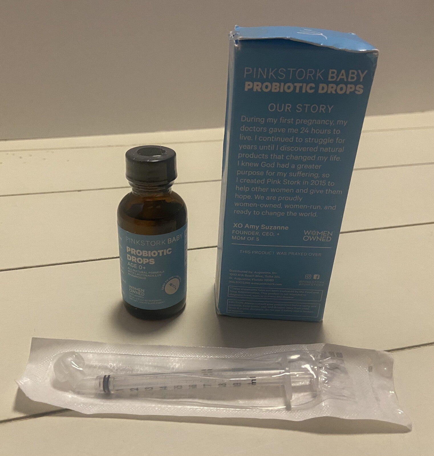 Pink Stork Baby Infant Probiotic Drops 1 fl oz