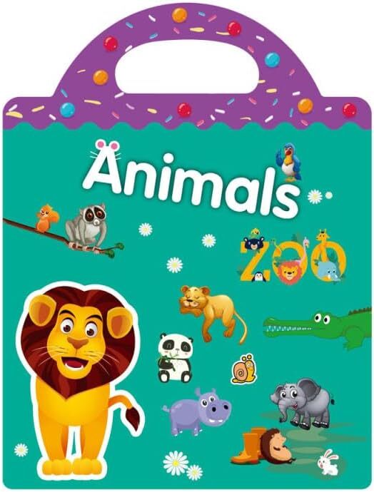 10 Variations- Reusable Sticker Book for Kids Educational Learning Vehicle