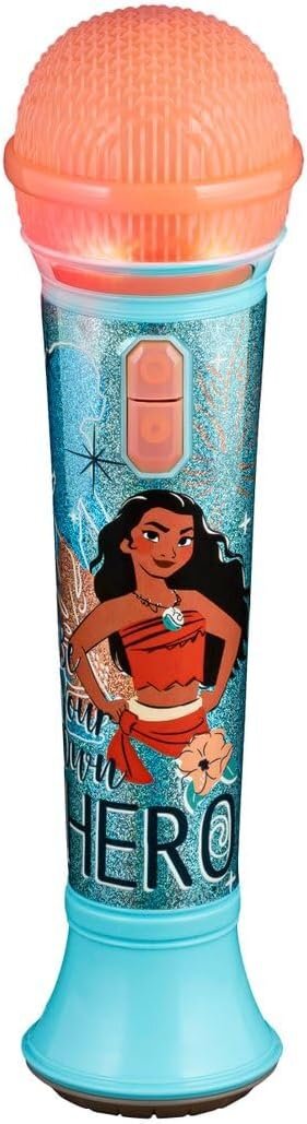 Disney Princess Moana Toy Microphone for Kids, Built-in Music