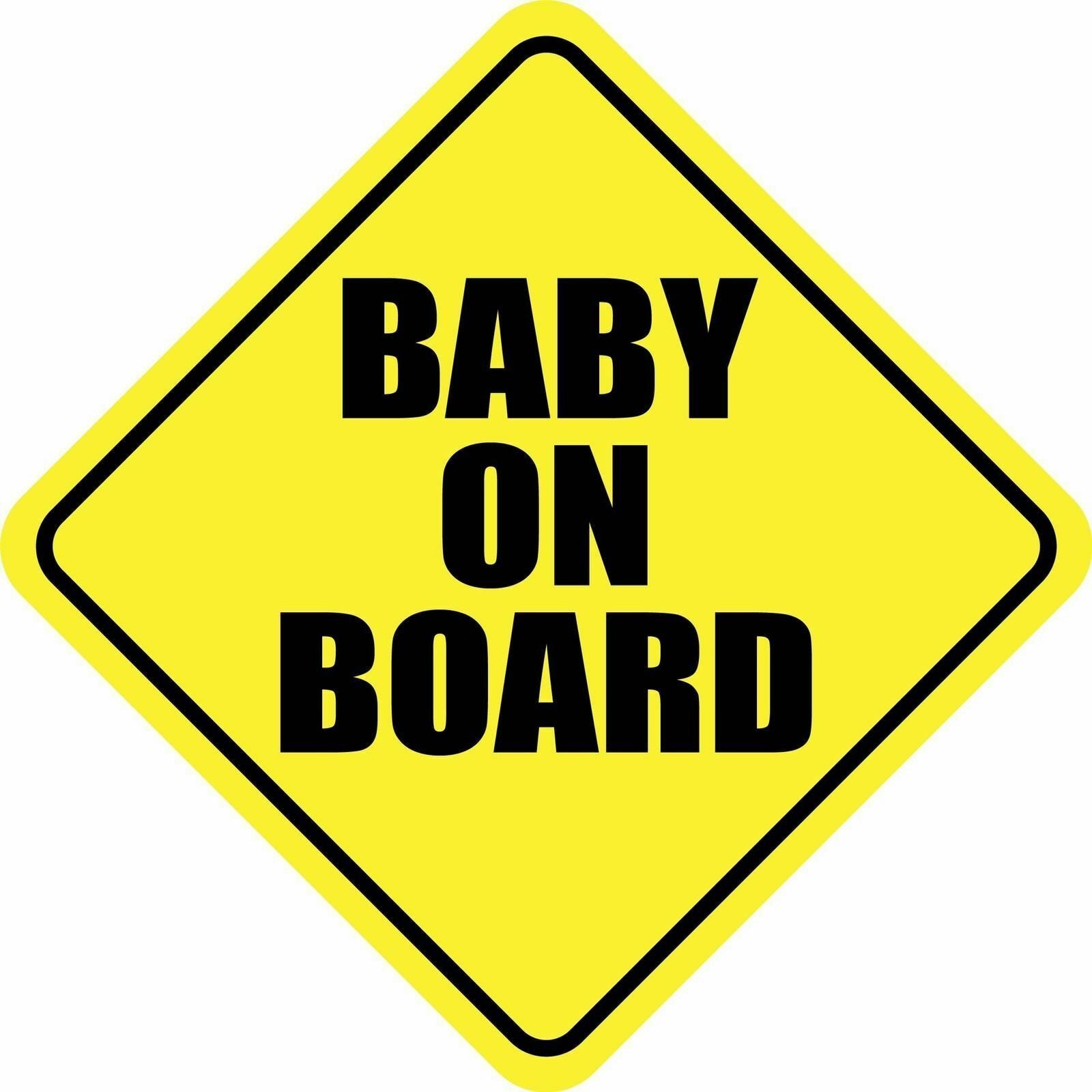 BABY ON BOARD STICKER DECAL 3M CHILD CAR WINDOW BUMPER SIGN BABY MADE IN USA