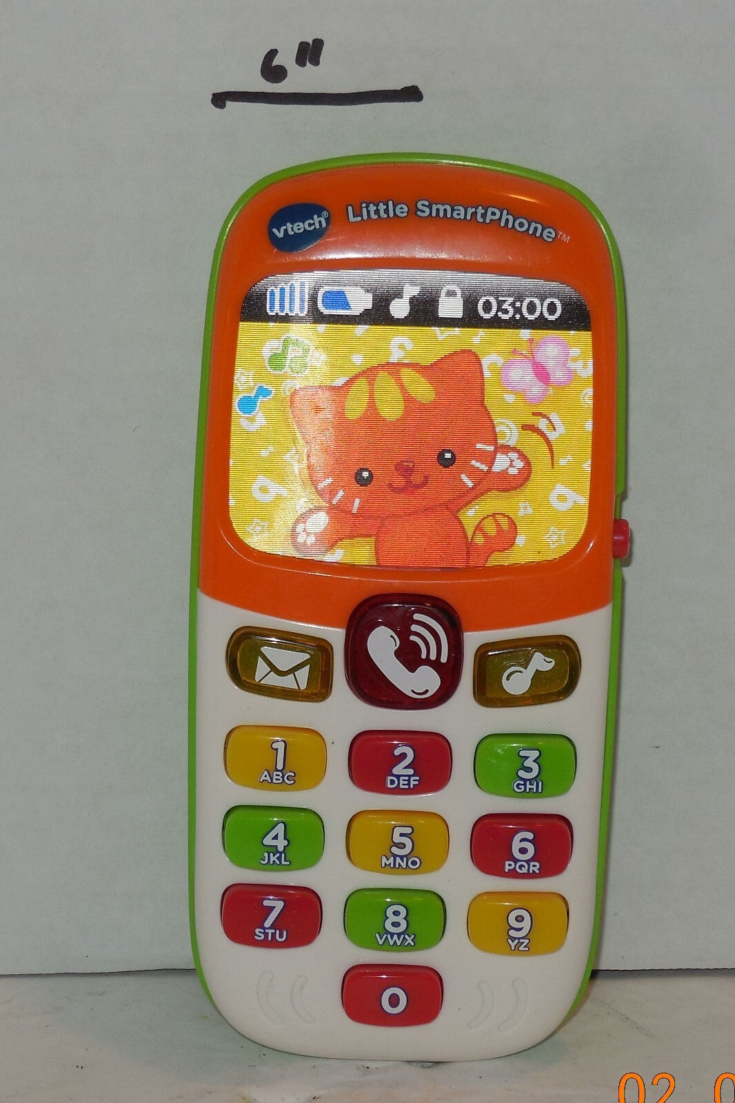 Vtech Little Smartphone Pretend Play Green Orange