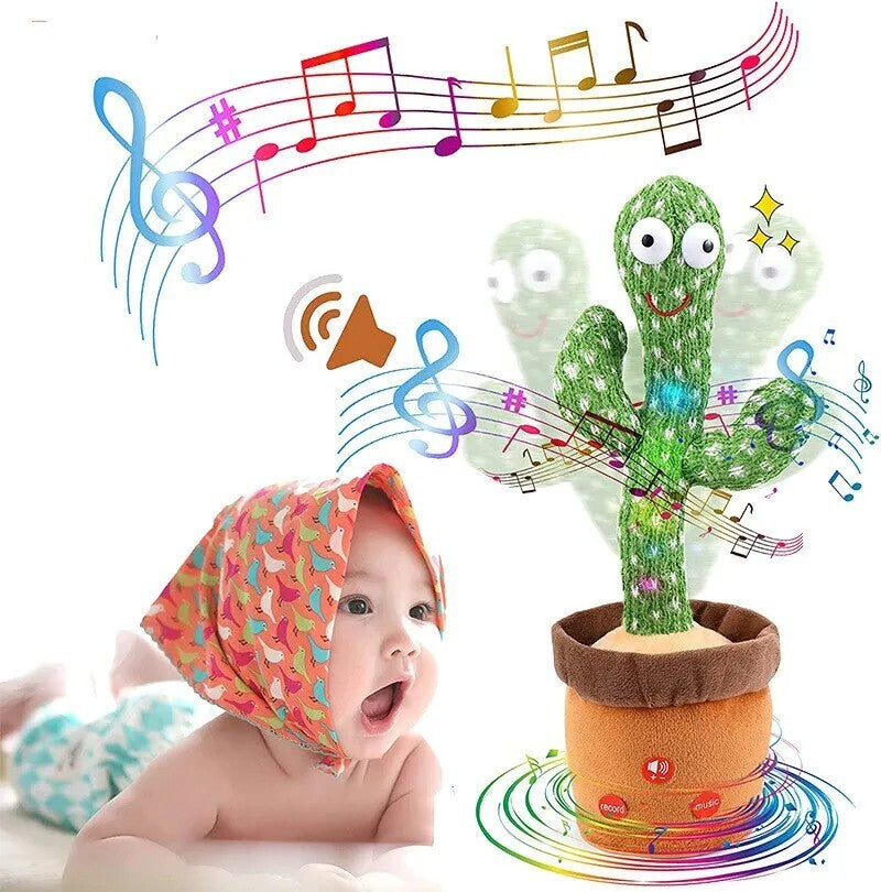 Dancing Talking Cactus Toys For Baby Interactive Electronic Plush  Children gift
