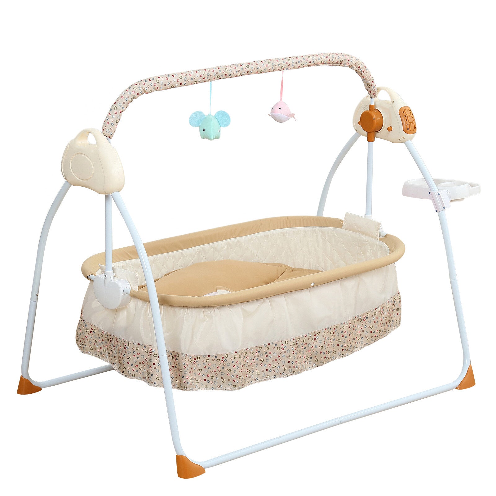 Electric Crib Baby Cradle Newborn Swings Rocking Chair Bassinet Infant Bed 