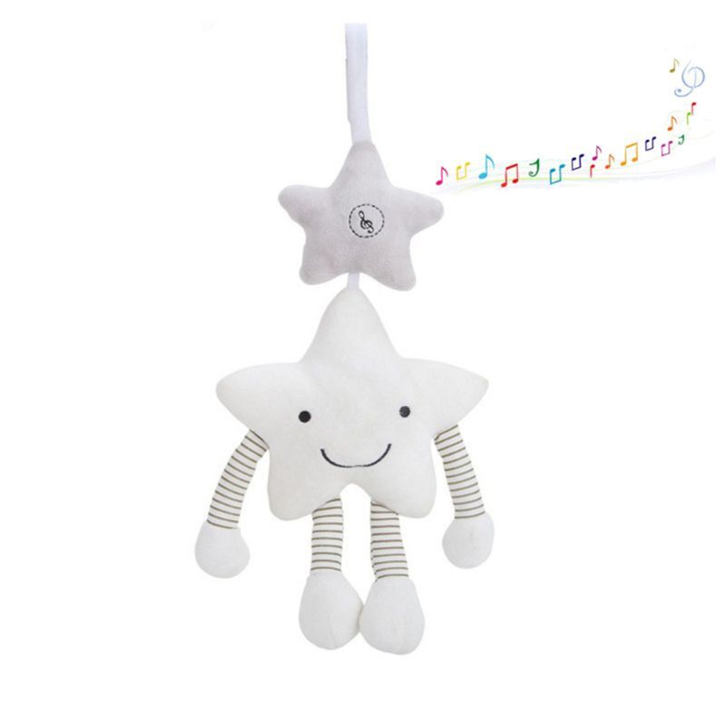 Hanging Star Pendant Baby Toy Handbell Rattle for Infant for 6m