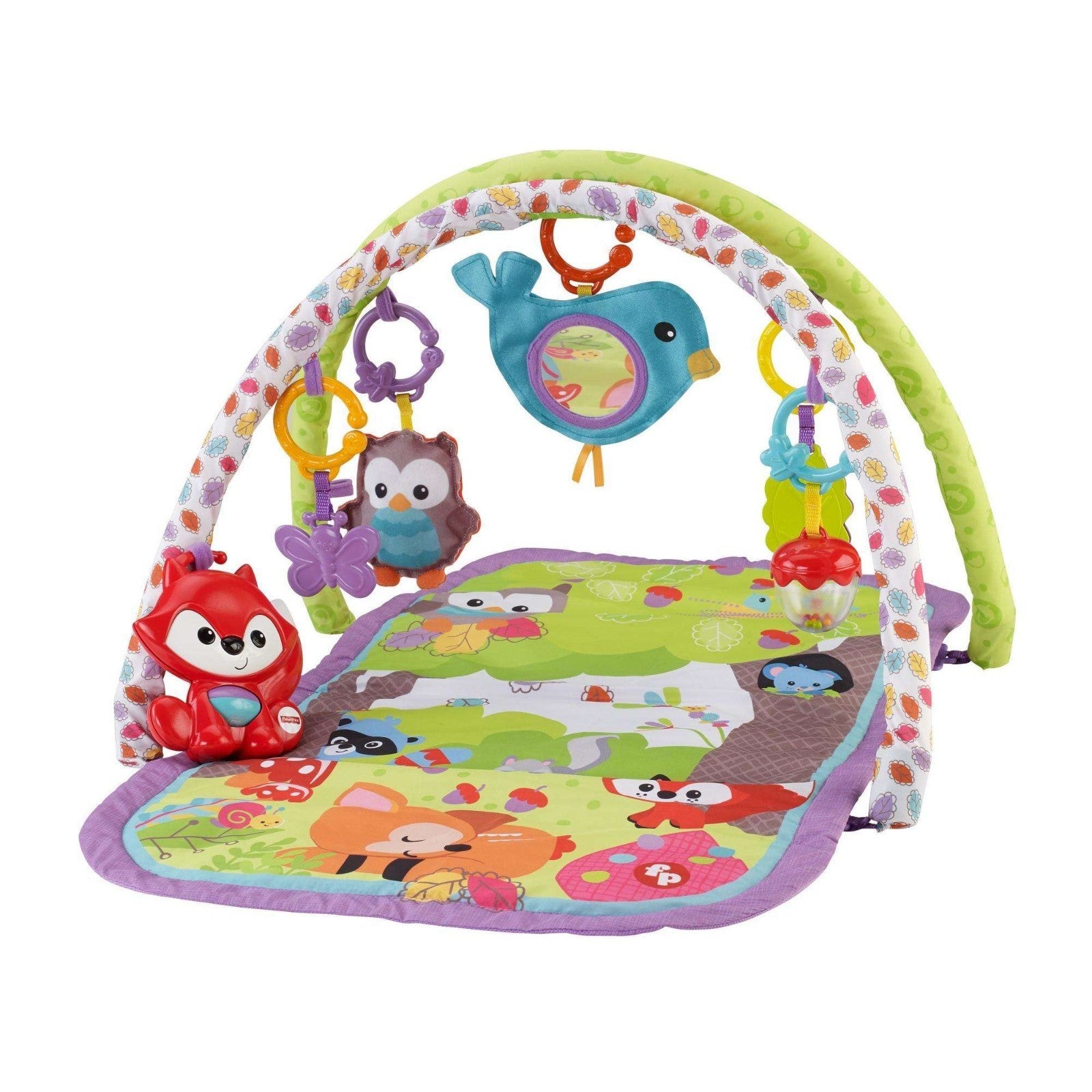 Fisher Price 3-in-1 Musical Activity Gym Woodland Friends Baby Infant Playmat 