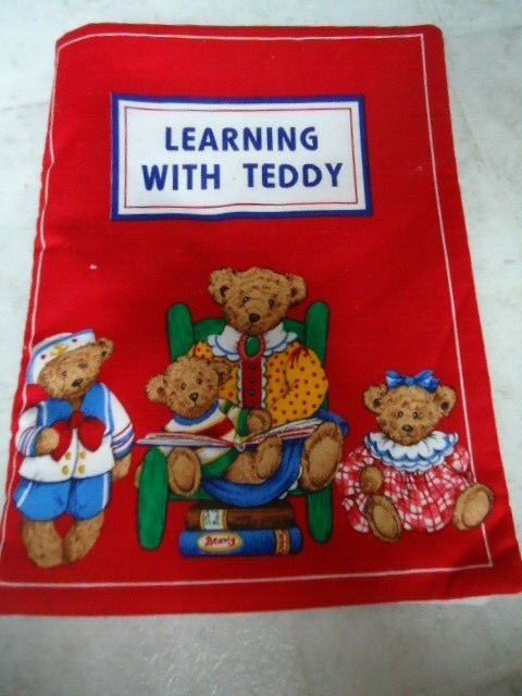 Learning With Teddy Cloth Book Quiet Time 10 X 7 ½ From VIP Library