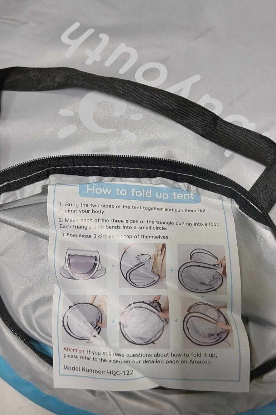 Sunbayouth Portable Baby Tent UV Protection Infant Sun Shelters Beach Shade Tent