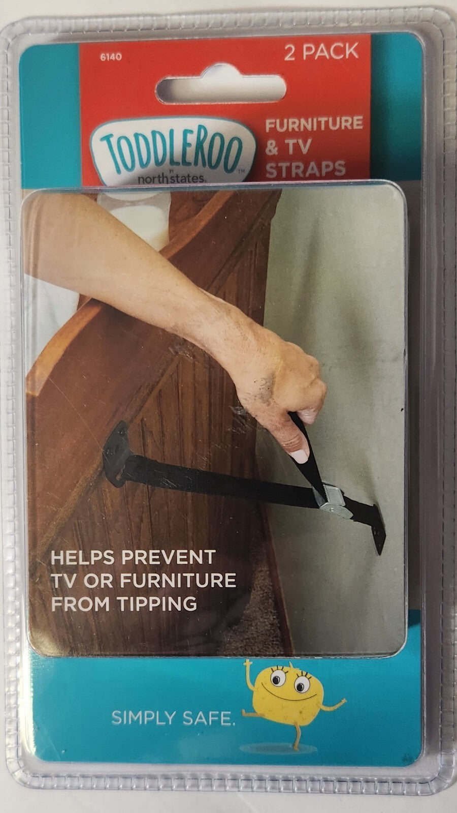 Toddleroo Furniture & TV Straps, Pack Of 2, NIP