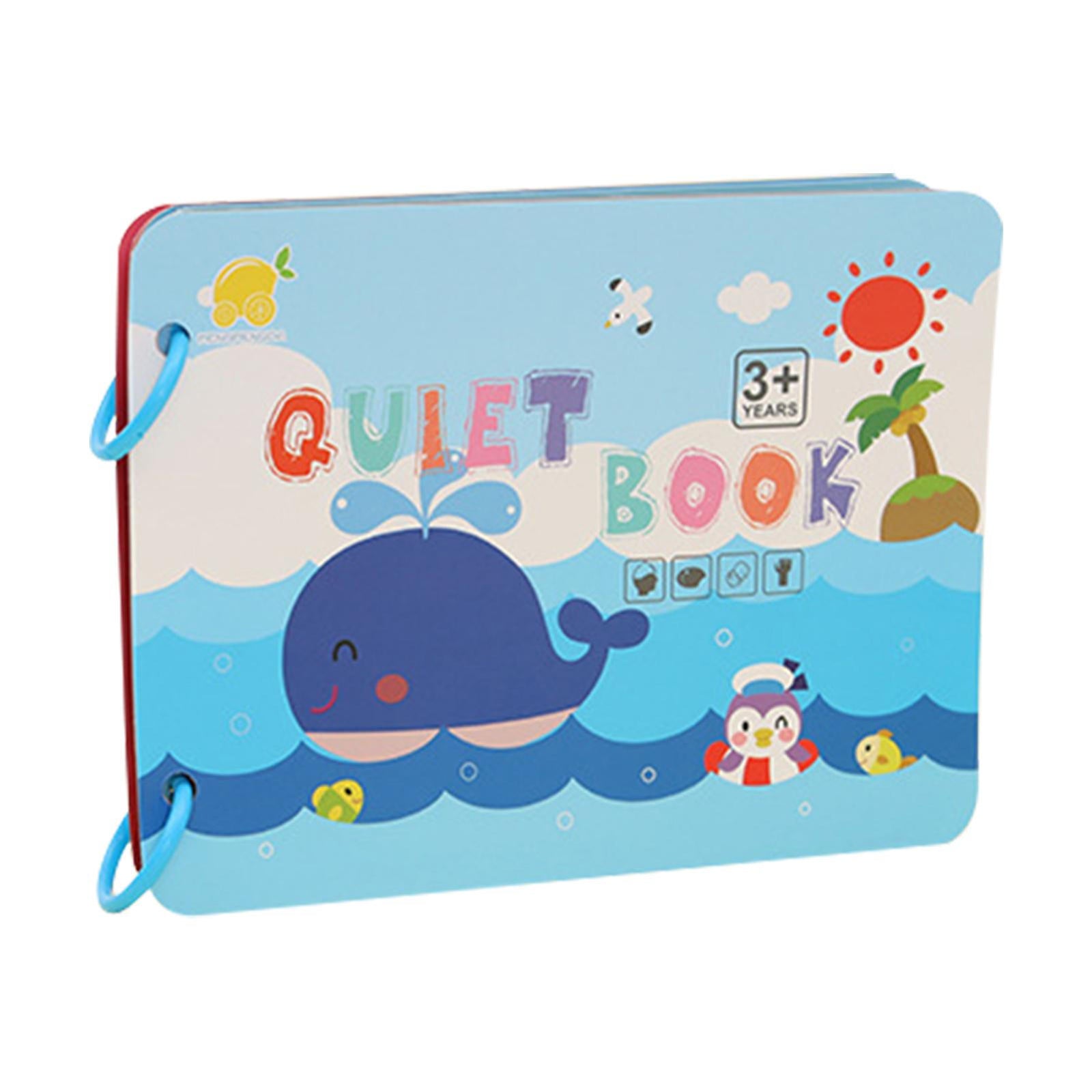 Quiet Sticker Book For Kids Reusable Pasting Book Toddler Preschool Education