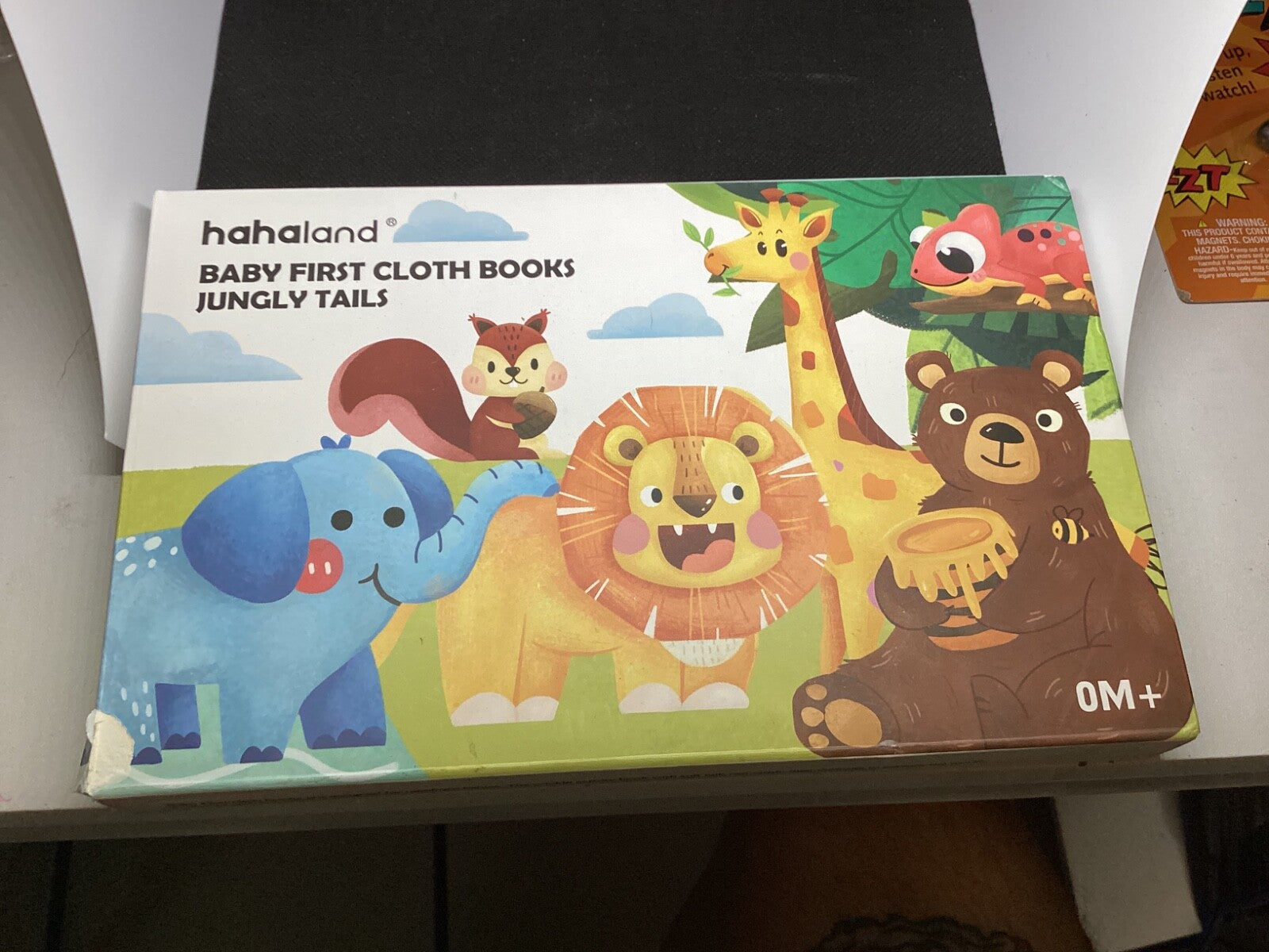 hahaland Baby First Cloth Books Jungle Tails