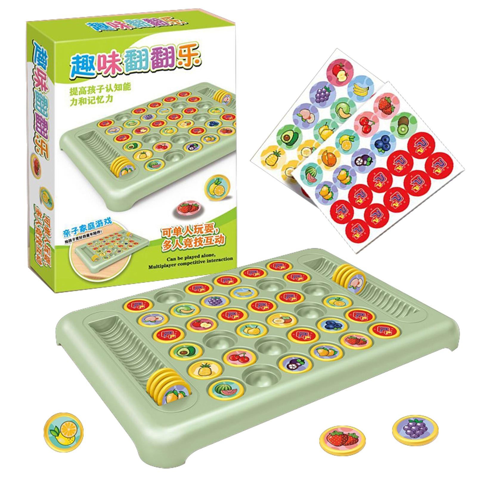 Fruit Matching Game Developmental Gift Learning Toddlers Puzzles Preschool