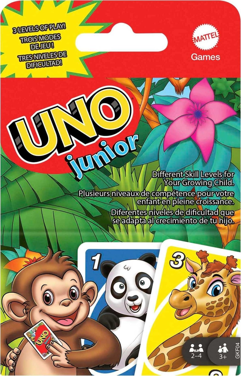 Mattel Games ?UNO Junior Card Game for Kids with Simple Rules, Levels of Play...