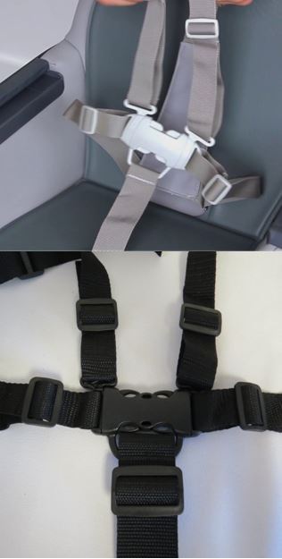 Baby HighChair Seat 5 Point Harness Clip Buckle Replacement for OXO Sprout 5Aw