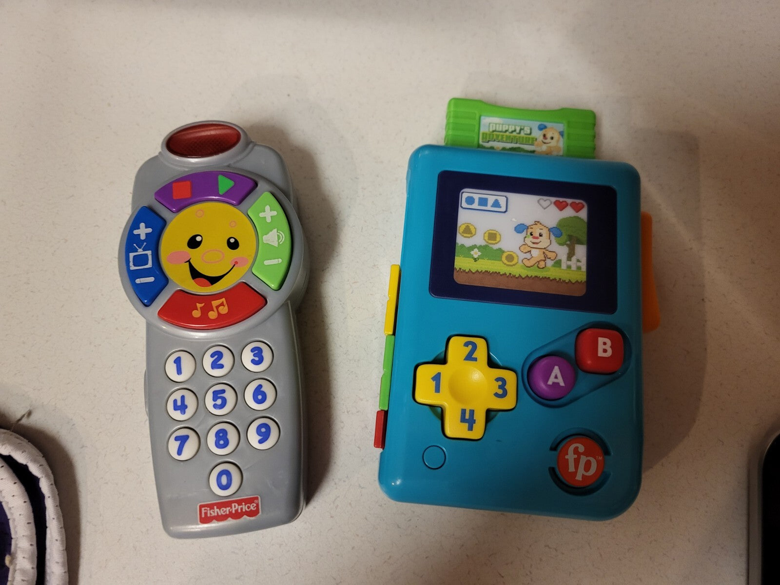 Fisher Price Learning Gameboy And Remote Toys