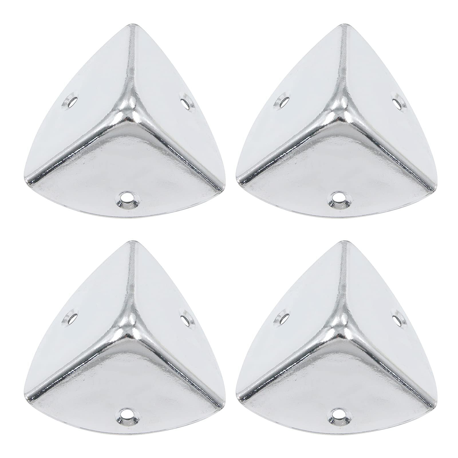 Iron Silver Cabinet Corner Decorative Protectors for Furniture,Flightcase 1.6...