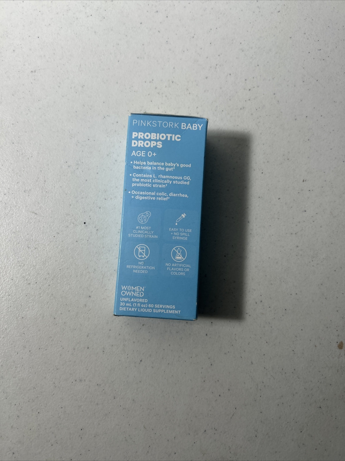 Pink Stork Baby Probiotic Drops Infant Digestion Support 1 fl oz New