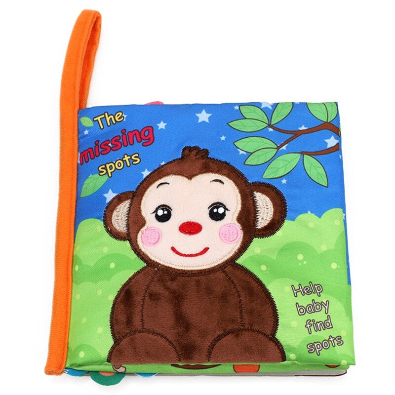 Kids Interactive Book with Animal Made by Cloth Activity Books