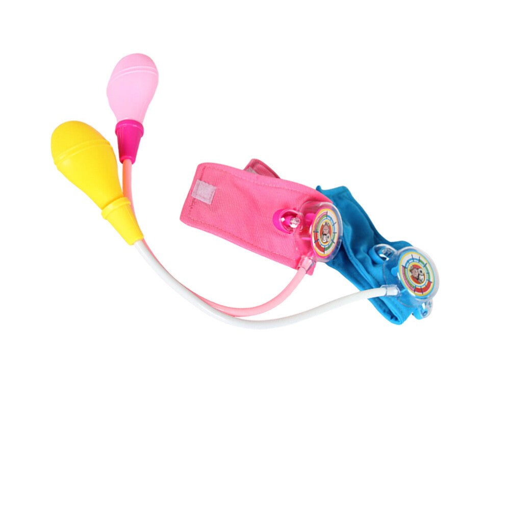 2PCS Simulated Blood Pressure Measurement Toy Monitor Toy Mini Family Doctor Toy