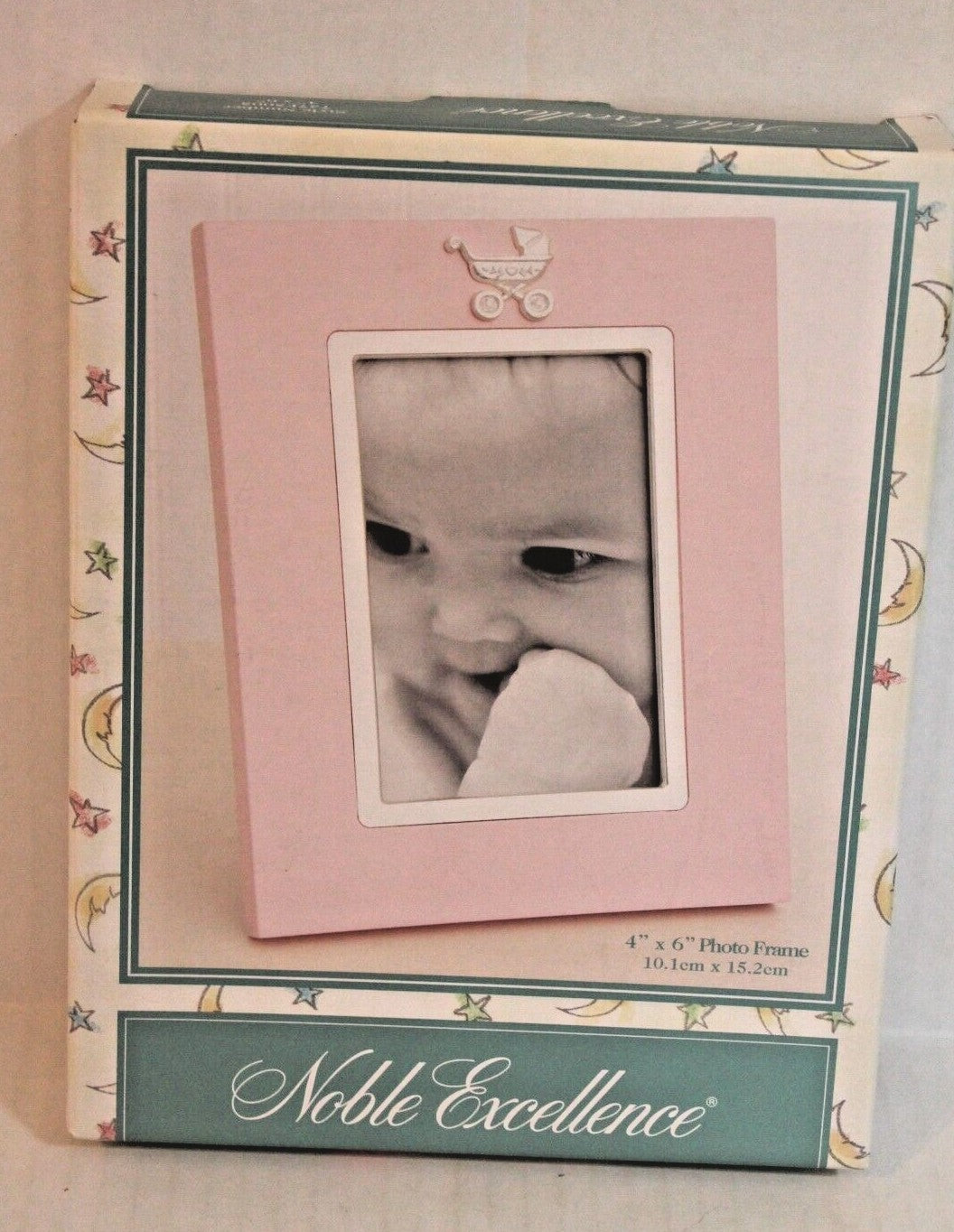 Noble Excellence Pink Photo Frame 4" x 6" Picture Frame Baby Girl Nursery NEW