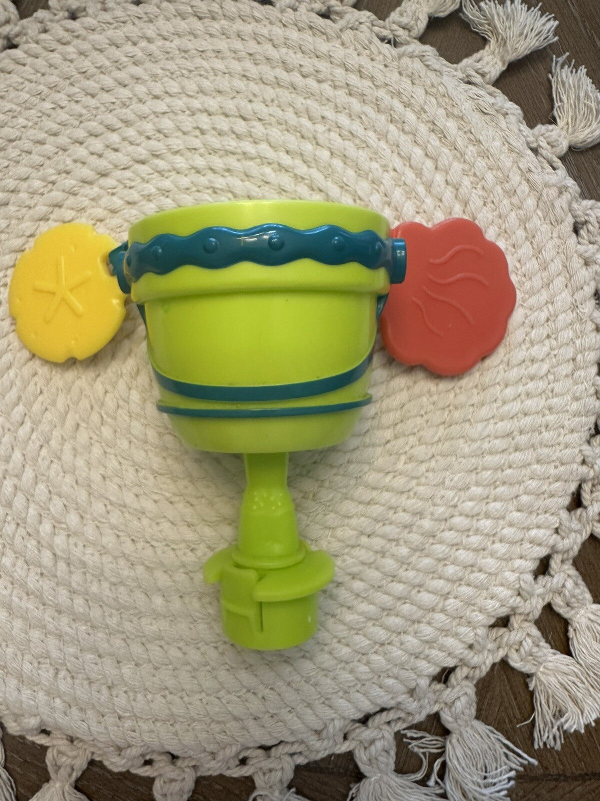 Evenflo Mega Splash ExerSaucer Orange Bucket Pail Activity Toy Replacement Part