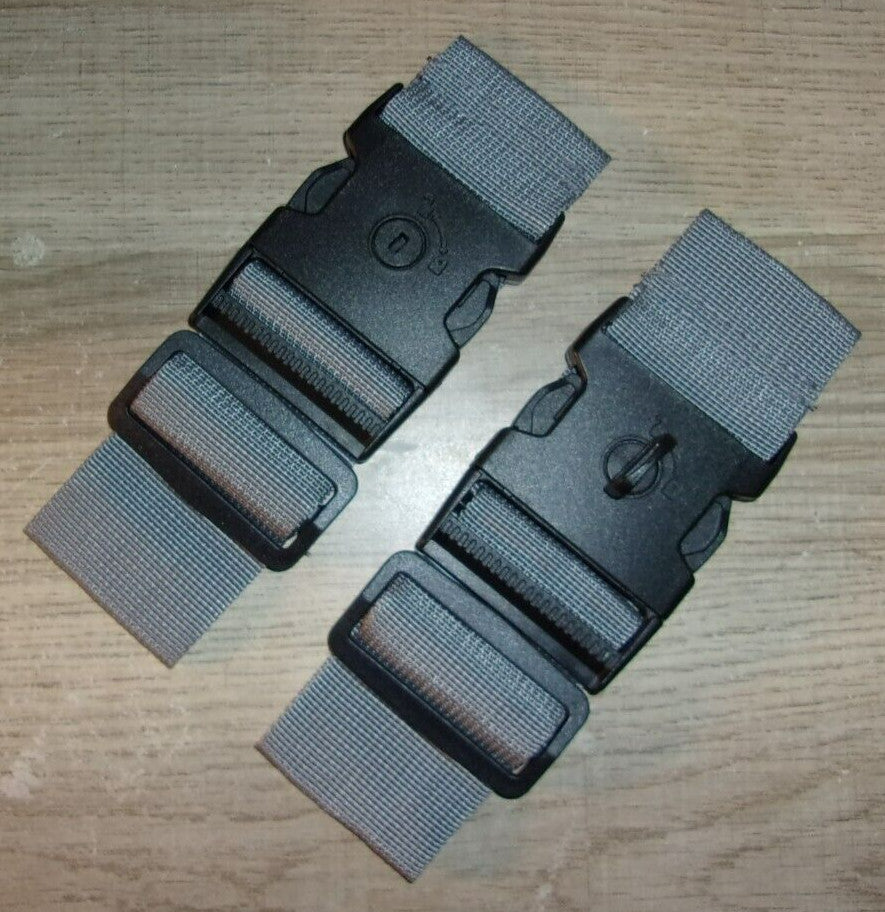 2 Pk Refrigerator Cabinet Child Proof Lock W/Keys Adjustable French Door Guard