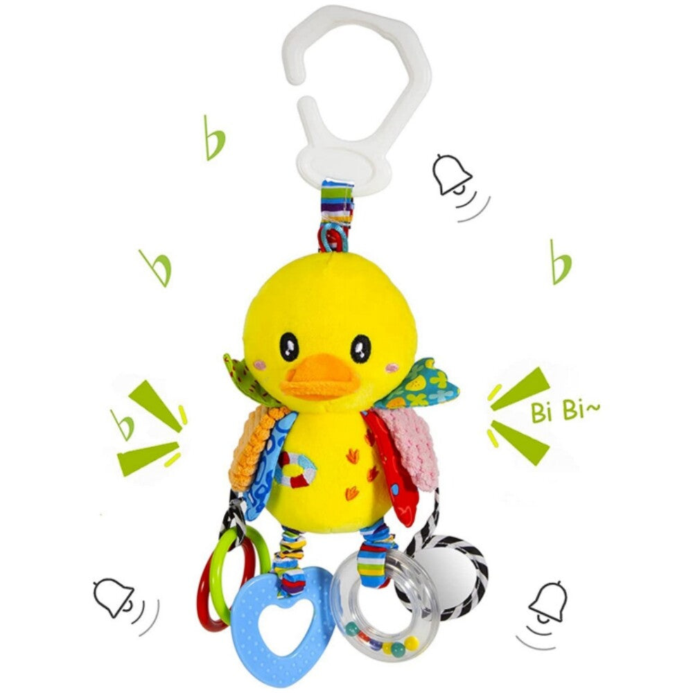 Baby Crib Bed Pram Car Seat Stroller Toys With Hanging Bell Infant Sense Cute US