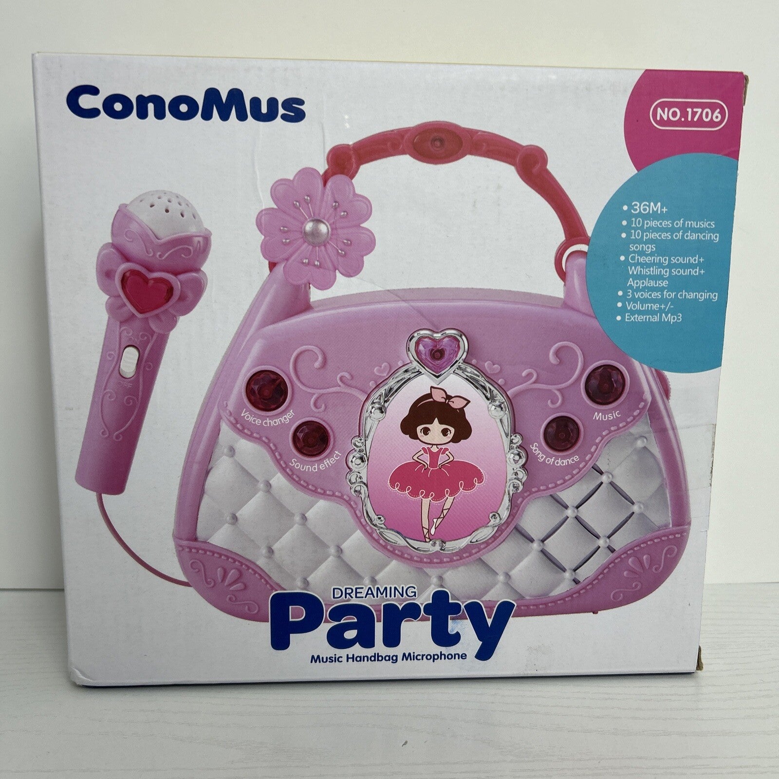 Conomus Musical Toys Dreaming Party music Handbag Microphone 36M+