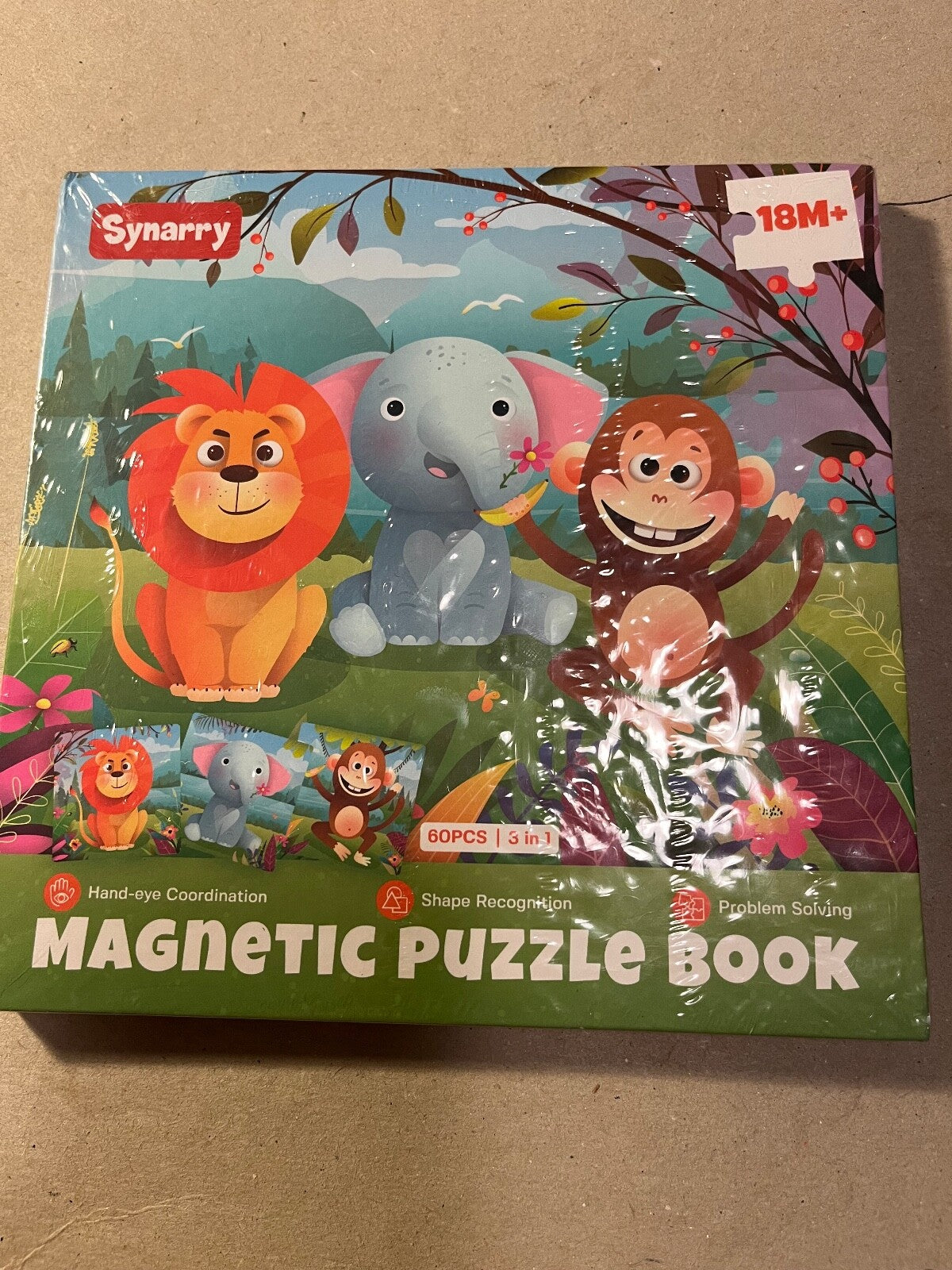 SYNARRY Puzzles for Kids Ages 18+,3 Pack Jigsaw Puzzles (New)