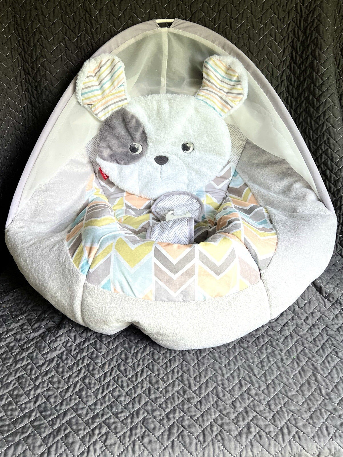 Fisher Price My Little Snugapuppy Swing Seat Cover & Canopy Rod Replacement Part