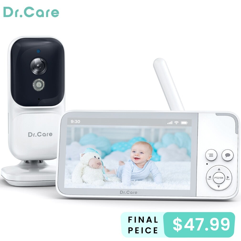 Dr.Care Video Baby Monitor with 3.5" 720P HD Display 2-Way Audio Baby Monitor