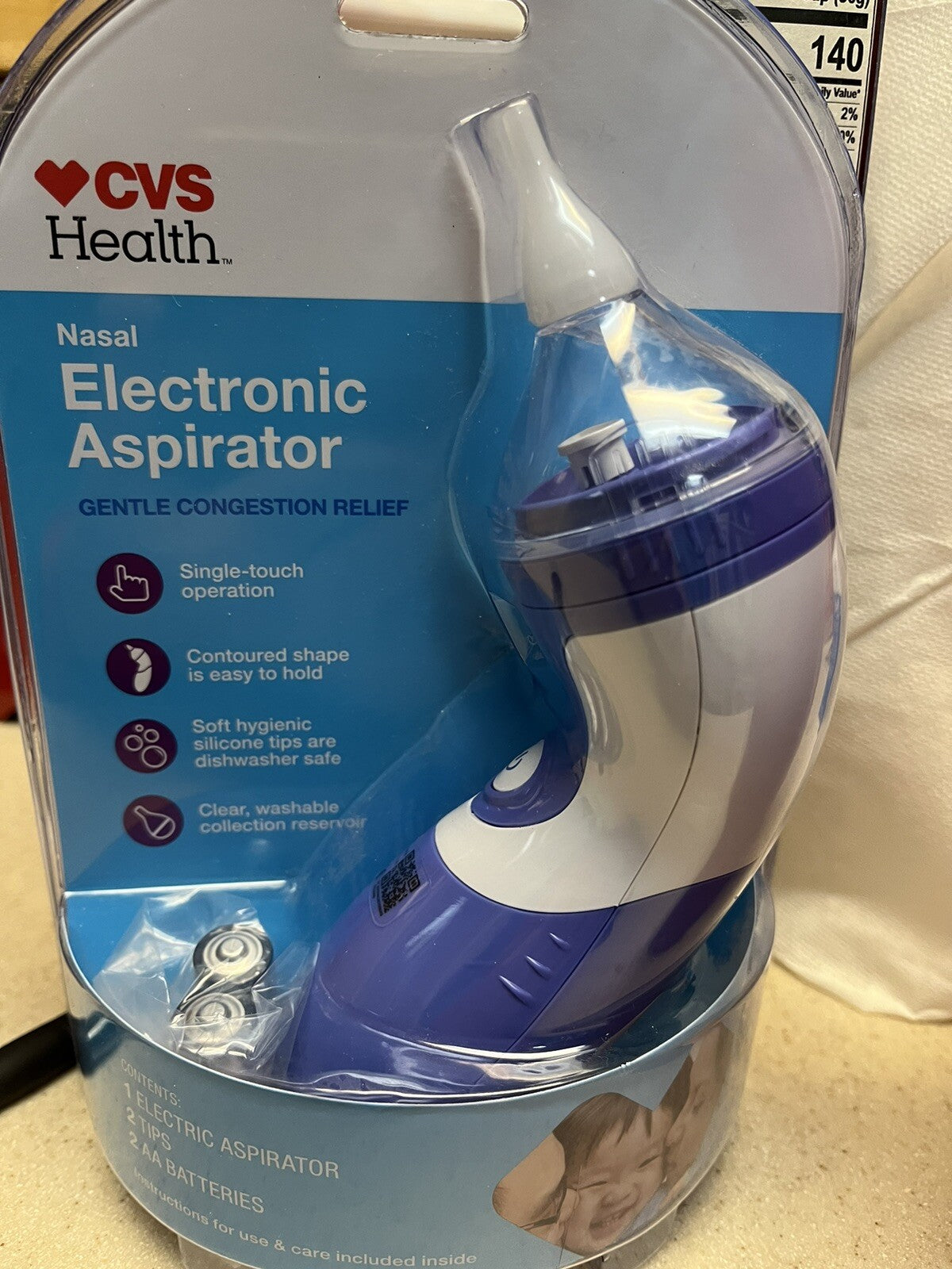 CVS HEALTH NASAL ELECTRONIC ASPIRATOR. New