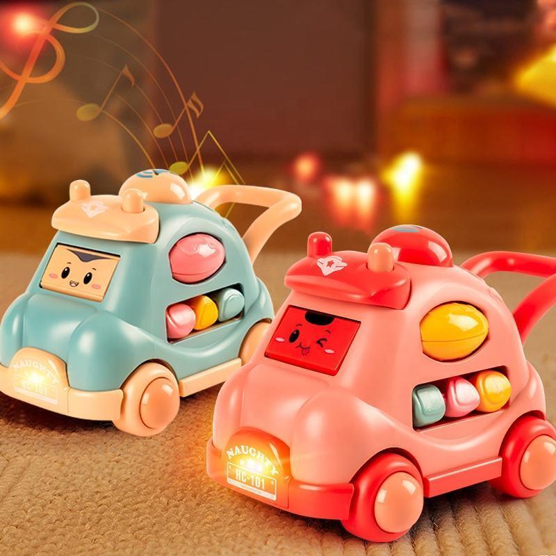 "Creative Luminous Music Story Toy Machine for Children - Cartoon Polyhedral