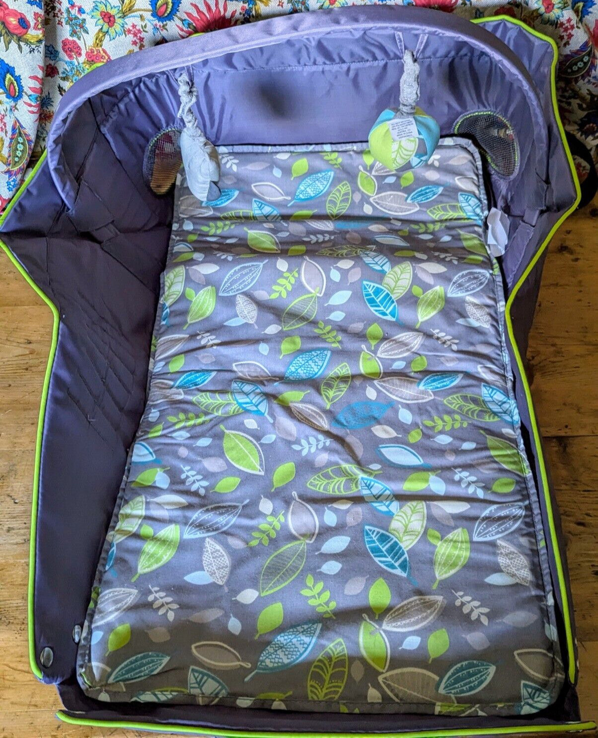 Eddie Bauer Folding Infant Travel Bed Perfect for Nap Time, Playtime, on the Go