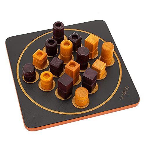 [Gigamic] GIGAMIC Cuarto Mini Board Game GDQA 3.421271.300441 Wooden Tab